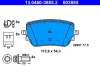 Bremsbelagsatz, Scheibenbremse ATE 13.0460-3885.2 Bild Bremsbelagsatz, Scheibenbremse ATE 13.0460-3885.2