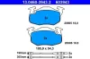 Bremsbelagsatz, Scheibenbremse ATE 13.0460-3943.2 Bild Bremsbelagsatz, Scheibenbremse ATE 13.0460-3943.2