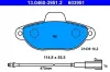Bremsbelagsatz, Scheibenbremse ATE 13.0460-3951.2 Bild Bremsbelagsatz, Scheibenbremse ATE 13.0460-3951.2