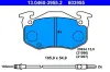 Bremsbelagsatz, Scheibenbremse ATE 13.0460-3955.2 Bild Bremsbelagsatz, Scheibenbremse ATE 13.0460-3955.2