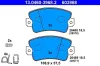 Bremsbelagsatz, Scheibenbremse ATE 13.0460-3968.2 Bild Bremsbelagsatz, Scheibenbremse ATE 13.0460-3968.2