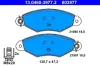 Bremsbelagsatz, Scheibenbremse Vorderachse ATE 13.0460-3977.2 Bild Bremsbelagsatz, Scheibenbremse Vorderachse ATE 13.0460-3977.2