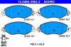 Bremsbelagsatz, Scheibenbremse ATE 13.0460-3992.2 Bild Bremsbelagsatz, Scheibenbremse ATE 13.0460-3992.2