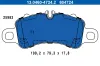 Bremsbelagsatz, Scheibenbremse Vorderachse ATE 13.0460-4724.2