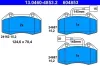 Bremsbelagsatz, Scheibenbremse ATE 13.0460-4853.2 Bild Bremsbelagsatz, Scheibenbremse ATE 13.0460-4853.2