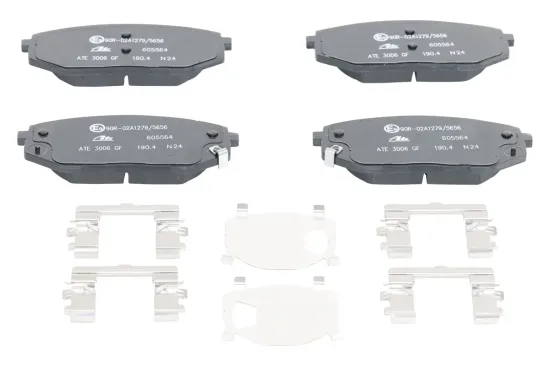Bremsbelagsatz, Scheibenbremse Vorderachse ATE 13.0460-5564.2 Bild Bremsbelagsatz, Scheibenbremse Vorderachse ATE 13.0460-5564.2