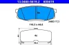 Bremsbelagsatz, Scheibenbremse Hinterachse ATE 13.0460-5619.2 Bild Bremsbelagsatz, Scheibenbremse Hinterachse ATE 13.0460-5619.2
