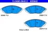 Bremsbelagsatz, Scheibenbremse Vorderachse ATE 13.0460-5642.2 Bild Bremsbelagsatz, Scheibenbremse Vorderachse ATE 13.0460-5642.2