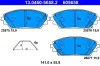 Bremsbelagsatz, Scheibenbremse ATE 13.0460-5658.2 Bild Bremsbelagsatz, Scheibenbremse ATE 13.0460-5658.2