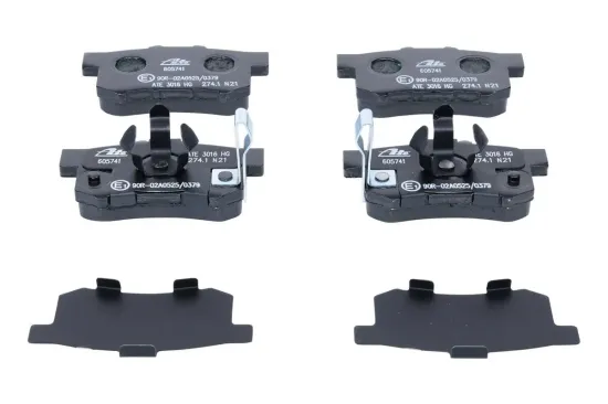 Bremsbelagsatz, Scheibenbremse Hinterachse ATE 13.0460-5741.2 Bild Bremsbelagsatz, Scheibenbremse Hinterachse ATE 13.0460-5741.2
