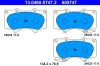 Bremsbelagsatz, Scheibenbremse ATE 13.0460-5747.2 Bild Bremsbelagsatz, Scheibenbremse ATE 13.0460-5747.2