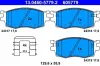 Bremsbelagsatz, Scheibenbremse ATE 13.0460-5779.2 Bild Bremsbelagsatz, Scheibenbremse ATE 13.0460-5779.2