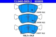 Bremsbelagsatz, Scheibenbremse Vorderachse ATE 13.0460-5809.2