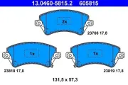 Bremsbelagsatz, Scheibenbremse ATE 13.0460-5815.2