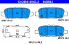 Bremsbelagsatz, Scheibenbremse ATE 13.0460-5843.2 Bild Bremsbelagsatz, Scheibenbremse ATE 13.0460-5843.2