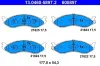 Bremsbelagsatz, Scheibenbremse ATE 13.0460-5897.2 Bild Bremsbelagsatz, Scheibenbremse ATE 13.0460-5897.2
