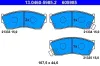 Bremsbelagsatz, Scheibenbremse ATE 13.0460-5985.2 Bild Bremsbelagsatz, Scheibenbremse ATE 13.0460-5985.2