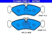 Bremsbelagsatz, Scheibenbremse ATE 13.0460-7083.2
