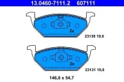 Bremsbelagsatz, Scheibenbremse ATE 13.0460-7111.2