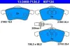 Bremsbelagsatz, Scheibenbremse ATE 13.0460-7124.2 Bild Bremsbelagsatz, Scheibenbremse ATE 13.0460-7124.2