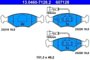 Bremsbelagsatz, Scheibenbremse ATE 13.0460-7128.2