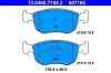 Bremsbelagsatz, Scheibenbremse ATE 13.0460-7165.2 Bild Bremsbelagsatz, Scheibenbremse ATE 13.0460-7165.2