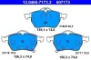 Bremsbelagsatz, Scheibenbremse ATE 13.0460-7173.2 Bild Bremsbelagsatz, Scheibenbremse ATE 13.0460-7173.2