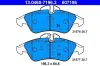 Bremsbelagsatz, Scheibenbremse ATE 13.0460-7196.2 Bild Bremsbelagsatz, Scheibenbremse ATE 13.0460-7196.2