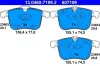 Bremsbelagsatz, Scheibenbremse ATE 13.0460-7199.2 Bild Bremsbelagsatz, Scheibenbremse ATE 13.0460-7199.2