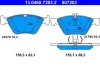 Bremsbelagsatz, Scheibenbremse ATE 13.0460-7203.2 Bild Bremsbelagsatz, Scheibenbremse ATE 13.0460-7203.2