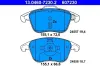 Bremsbelagsatz, Scheibenbremse ATE 13.0460-7230.2 Bild Bremsbelagsatz, Scheibenbremse ATE 13.0460-7230.2