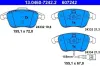 Bremsbelagsatz, Scheibenbremse ATE 13.0460-7242.2 Bild Bremsbelagsatz, Scheibenbremse ATE 13.0460-7242.2