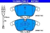 Bremsbelagsatz, Scheibenbremse ATE 13.0460-7252.2 Bild Bremsbelagsatz, Scheibenbremse ATE 13.0460-7252.2