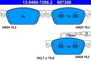 Bremsbelagsatz, Scheibenbremse Vorderachse ATE 13.0460-7286.2