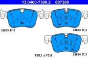 Bremsbelagsatz, Scheibenbremse ATE 13.0460-7300.2