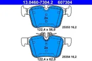 Bremsbelagsatz, Scheibenbremse ATE 13.0460-7304.2