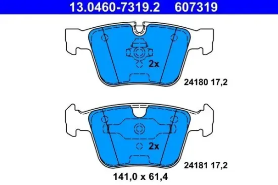 Bremsbelagsatz, Scheibenbremse ATE 13.0460-7319.2 Bild Bremsbelagsatz, Scheibenbremse ATE 13.0460-7319.2