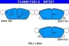 Bremsbelagsatz, Scheibenbremse ATE 13.0460-7321.2 Bild Bremsbelagsatz, Scheibenbremse ATE 13.0460-7321.2