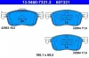 Bremsbelagsatz, Scheibenbremse Vorderachse ATE 13.0460-7331.2 Bild Bremsbelagsatz, Scheibenbremse Vorderachse ATE 13.0460-7331.2