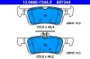 Bremsbelagsatz, Scheibenbremse ATE 13.0460-7344.2 Bild Bremsbelagsatz, Scheibenbremse ATE 13.0460-7344.2