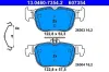 Bremsbelagsatz, Scheibenbremse ATE 13.0460-7354.2 Bild Bremsbelagsatz, Scheibenbremse ATE 13.0460-7354.2