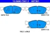 Bremsbelagsatz, Scheibenbremse ATE 13.0460-7361.2 Bild Bremsbelagsatz, Scheibenbremse ATE 13.0460-7361.2