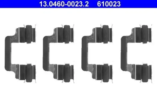 Zubehörsatz, Scheibenbremsbelag ATE 13.0460-0023.2 Bild Zubehörsatz, Scheibenbremsbelag ATE 13.0460-0023.2