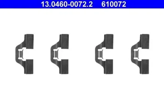 Zubehörsatz, Scheibenbremsbelag ATE 13.0460-0072.2 Bild Zubehörsatz, Scheibenbremsbelag ATE 13.0460-0072.2