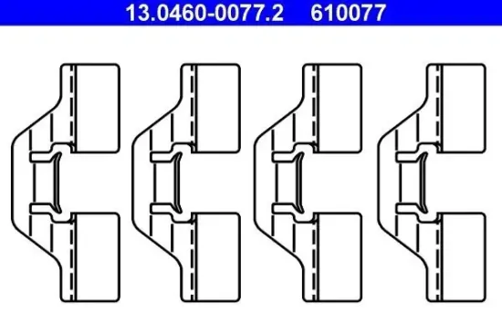 Zubehörsatz, Scheibenbremsbelag ATE 13.0460-0077.2 Bild Zubehörsatz, Scheibenbremsbelag ATE 13.0460-0077.2