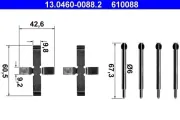 Zubehörsatz, Scheibenbremsbelag ATE 13.0460-0088.2