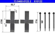 Zubehörsatz, Scheibenbremsbelag ATE 13.0460-0122.2