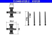 Zubehörsatz, Scheibenbremsbelag ATE 13.0460-0125.2