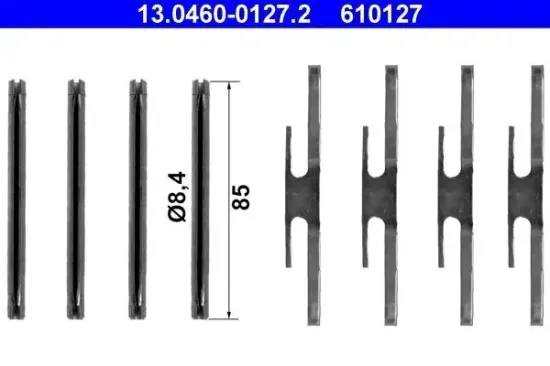 Zubehörsatz, Scheibenbremsbelag ATE 13.0460-0127.2 Bild Zubehörsatz, Scheibenbremsbelag ATE 13.0460-0127.2