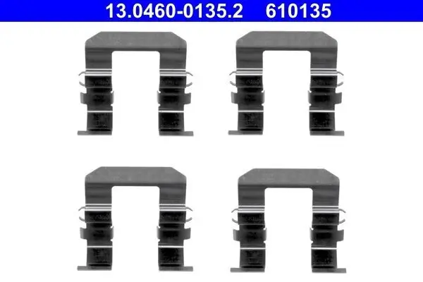 Zubehörsatz, Scheibenbremsbelag ATE 13.0460-0135.2